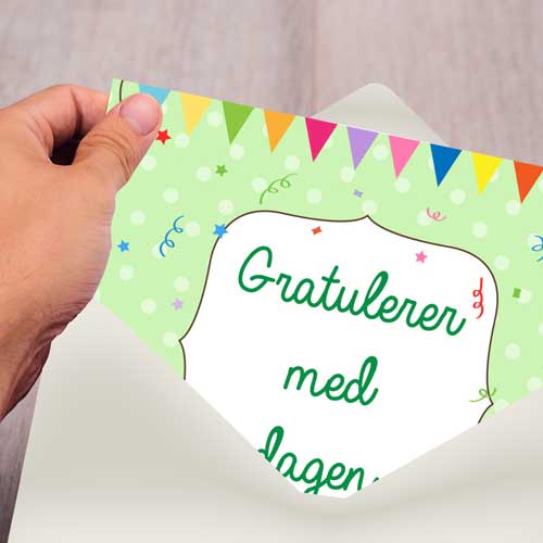 kort til bursdag fra presis